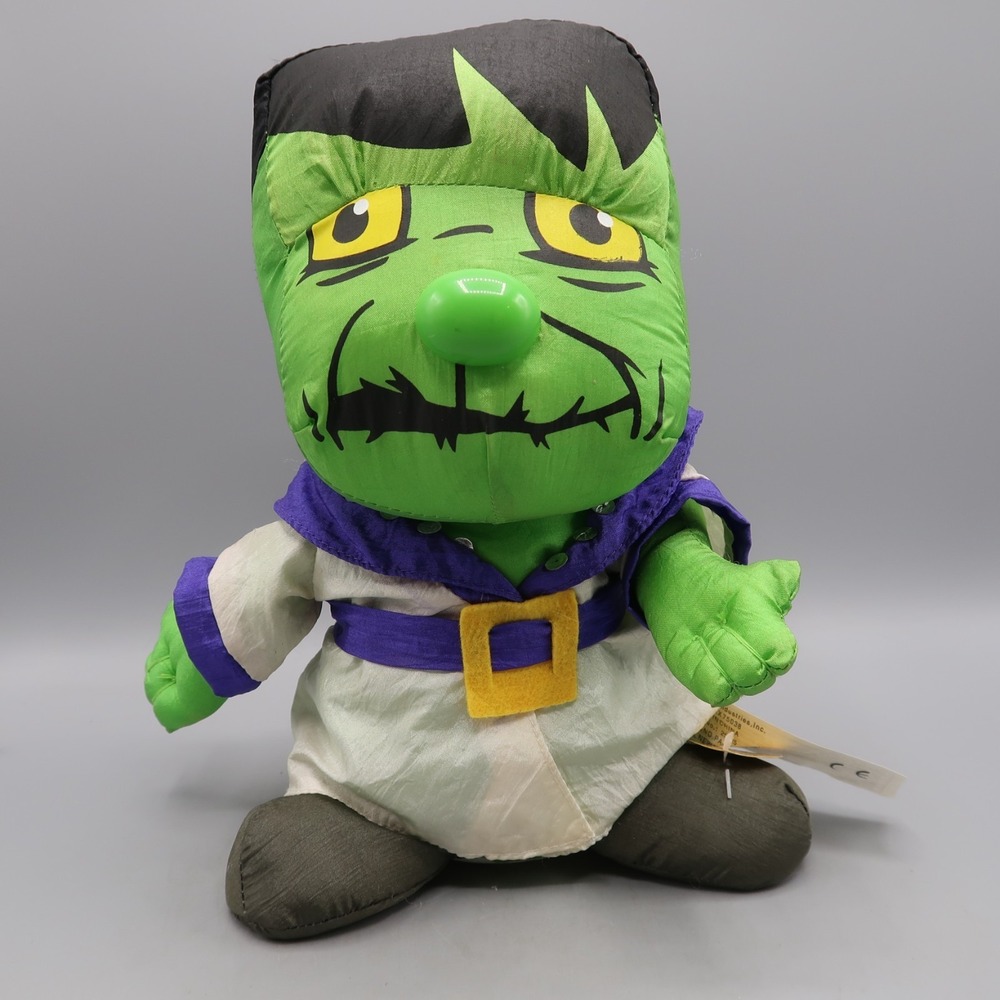 Gemmy Rocking Frankenstein Animated Halloween Tested Works Spins Dances 9" Tall